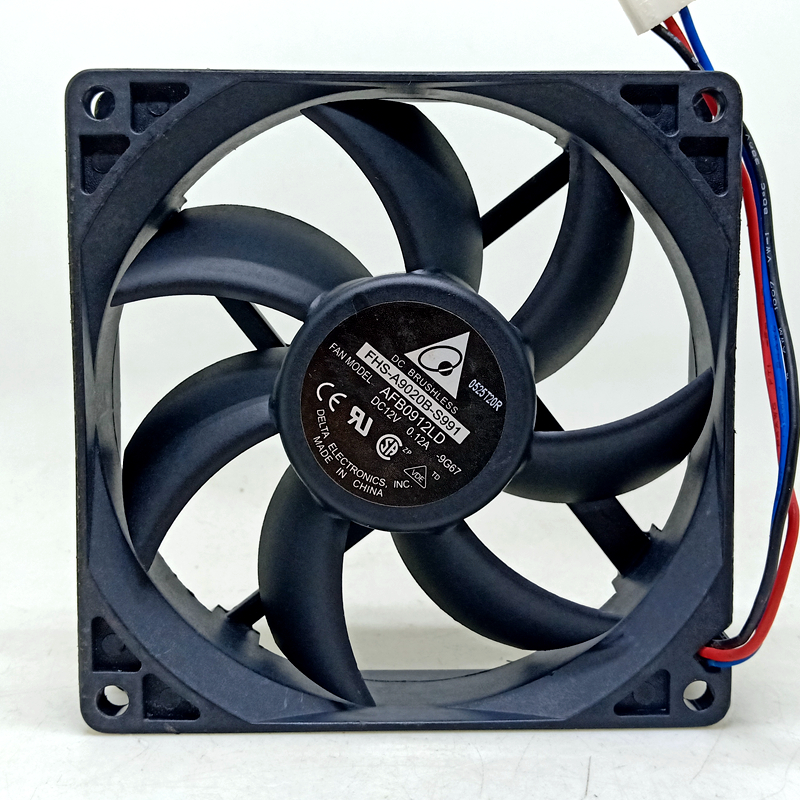 Original DELTA AFB0912LD Cooling Fan 12V 0.12A 0.96W 3wires AFB0912LD Fans